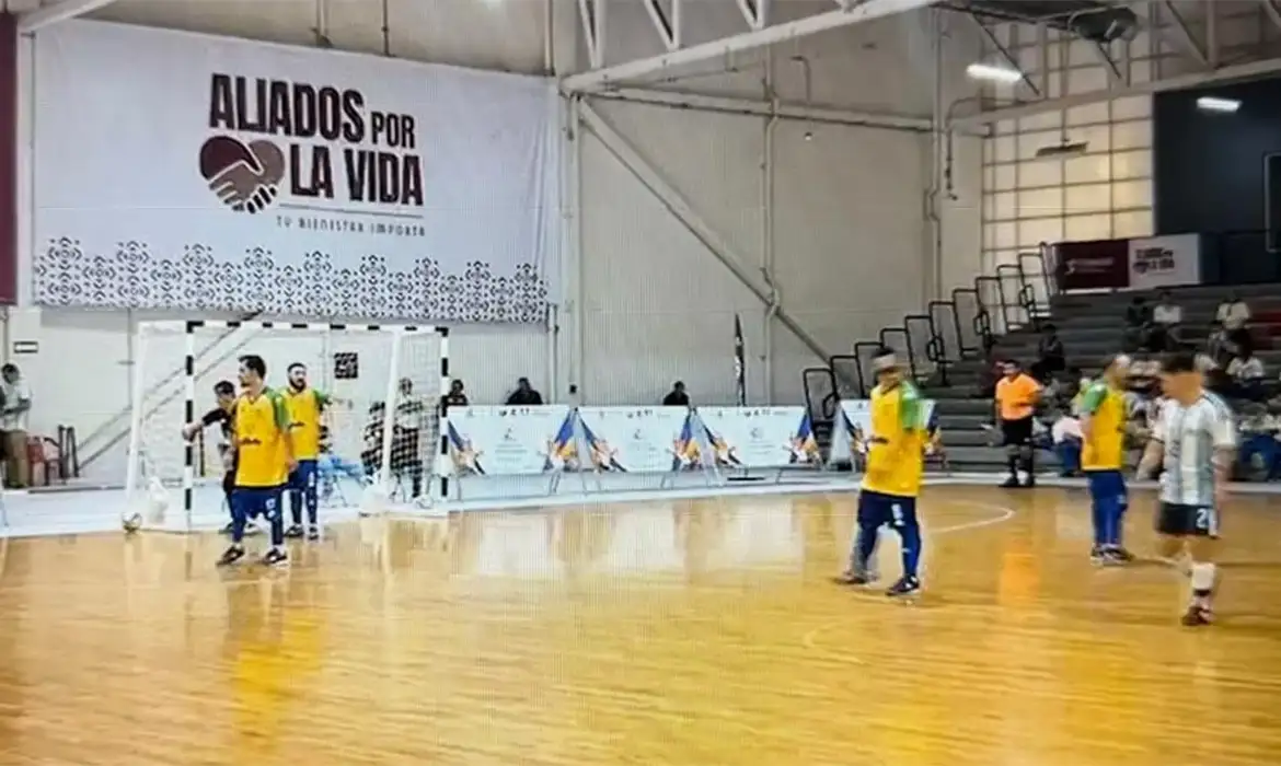 Brasil goleia Argentina e conquista o tetracampeonato mundial de futsal down