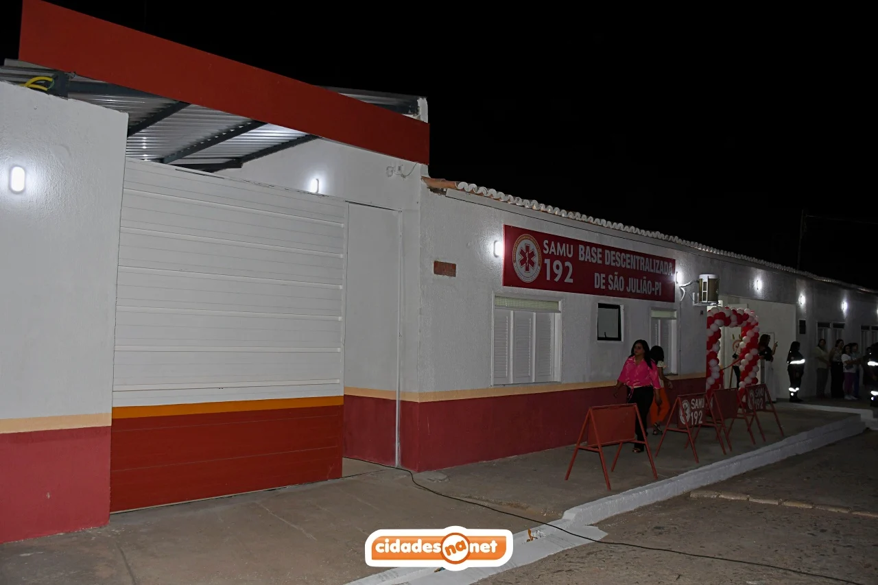 São Julião inaugura base SAMU com atendimento 24 horas